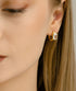Cercei din argint Layla (Silver/Gold)